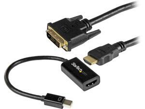 StarTech MDPHDDVIKIT mDP to DVI Connectivity Kit - Active Mini DisplayPort to HDMI Converter StarTech MDPHDDVIKIT mDP to DVI Connectivity Kit - Active Mini DisplayPort to HDMI Converter