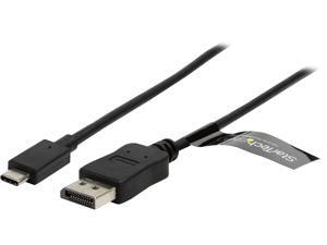 StarTech CDP2DPMM1MB USB C to DisplayPort Cable - 3 ft. / 1m - USB-C DisplayPort Cable - USB Type C Monitor Cable - DP to USB C Cable StarTech CDP2DPMM1MB USB C to DisplayPort Cable - 3 ft. / 1m - USB-C DisplayPort Cable - USB Type C Monitor Cable - DP to USB C Cable