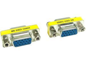 Micro Connectors G05-302SL Gender Changer VGA HD15 Female to Female Micro Connectors G05-302SL Gender Changer VGA HD15 Female to Female