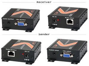 Atlona AT-RGB45SR VGA with Stereo Audio Extender Kit over single CAT5/6/7 with DDC Support Atlona AT-RGB45SR VGA with Stereo Audio Extender Kit over single CAT5/6/7 with DDC Support