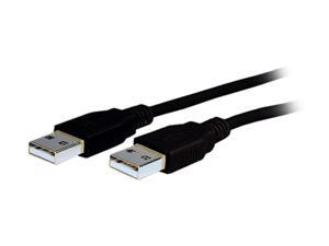 Comprehensive USB2-AA-3ST 3 ft. Black USB 2.0 Type A to Type A Cable Comprehensive USB2-AA-3ST 3 ft. Black USB 2.0 Type A to Type A Cable