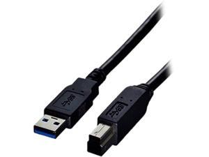 Comprehensive USB3-AB-6ST 6 ft. Black USB 3.0 A Male To B Male Cable Comprehensive USB3-AB-6ST 6 ft. Black USB 3.0 A Male To B Male Cable