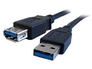 Comprehensive USB3-AA-MF-15ST 15 ft. Black USB 3.0 A Male To A Female Cable Comprehensive USB3-AA-MF-15ST 15 ft. Black USB 3.0 A Male To A Female Cable