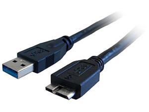 Comprehensive USB3-A-MCB-15ST 15 ft Black USB 3.0 A Male to Micro B Male Cable Comprehensive USB3-A-MCB-15ST 15 ft Black USB 3.0 A Male to Micro B Male Cable