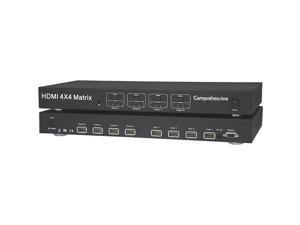 Comprehensive CSW-HD440 HDMI 4x4 True Matrix Switcher Splitter v1.3b with RS232 Comprehensive CSW-HD440 HDMI 4x4 True Matrix Switcher Splitter v1.3b with RS232