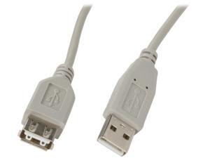 Kaybles 6ft USB-MF-6 6 ft. Beige USB 2.0 A/male to A/female Cable in Beige Color 6 feet - OEM Kaybles 6ft USB-MF-6 6 ft. Beige USB 2.0 A/male to A/female Cable in Beige Color 6 feet - OEM