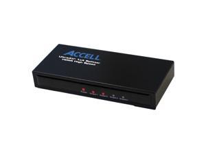 Accell K078C-004B Mini 1x4 HDMI 1.3 Audio/Video Splitter Accell K078C-004B Mini 1x4 HDMI 1.3 Audio/Video Splitter