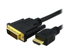 Insten 675759 10 ft. Black HDMI Male to DVI Male HDMI to DVI Cable M-M Insten 675759 10 ft. Black HDMI Male to DVI Male HDMI to DVI Cable M-M
