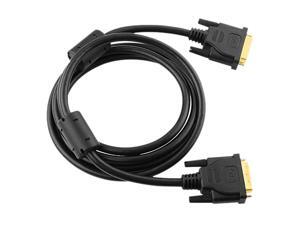 Insten 675415 Black 6 ft. M-M Gold-plated DVI-D Digital / Digital Dual Link Cable 9.9Gbps 24+1 pin Insten 675415 Black 6 ft. M-M Gold-plated DVI-D Digital / Digital Dual Link Cable 9.9Gbps 24+1 pin