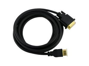 Insten 675420 10 ft. Black HDMI Male to DVI Male HDMI to DVI Cable M-M Insten 675420 10 ft. Black HDMI Male to DVI Male HDMI to DVI Cable M-M