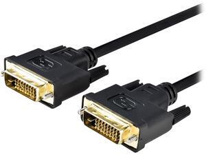 Insten 1847353 Black 10ft Gold plated DVI-D Digital Dual Link M-M Cable x 2 Insten 1847353 Black 10ft Gold plated DVI-D Digital Dual Link M-M Cable x 2