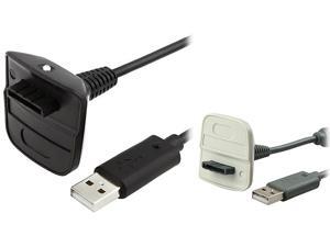 Insten 1926243 Wireless Controller Charging Cable + USB Charging Cable For Microsoft Xbox 360 / Xbox 360 Slim Insten 1926243 Wireless Controller Charging Cable + USB Charging Cable For Microsoft Xbox 360 / Xbox 360 Slim