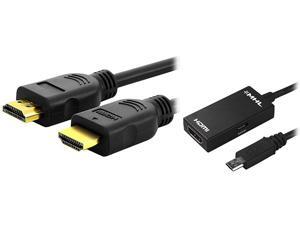 Insten 1926480 Micro USB to MHL Adapter + 25 ft. HDMI Cable For Samsung Galaxy S3 / S4 / S5 / Note 2 / Note 3 Insten 1926480 Micro USB to MHL Adapter + 25 ft. HDMI Cable For Samsung Galaxy S3 / S4 / S5 / Note 2 / Note 3