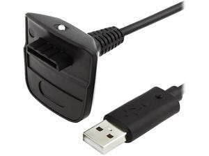 Insten 1926627 2-Pack Black Wireless Controller USB Charging Cable For Microsoft Xbox 360 / Xbox 360 Slim Insten 1926627 2-Pack Black Wireless Controller USB Charging Cable For Microsoft Xbox 360 / Xbox 360 Slim