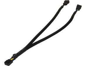 1ST PC CORP. CB-PWM-YS 12" 4pin PWM to Dual 4pin PWM Y Cable 12" - Sleeved 1ST PC CORP. CB-PWM-YS 12" 4pin PWM to Dual 4pin PWM Y Cable 12" - Sleeved