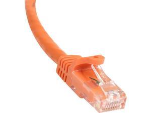 StarTech N6PATCH50OR 50 ft Cat 6 Orange Gigabit Snagless RJ45 UTP Cat6 Patch Cable StarTech N6PATCH50OR 50 ft Cat 6 Orange Gigabit Snagless RJ45 UTP Cat6 Patch Cable
