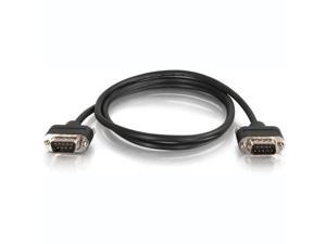 C2G 6ft CMG-Rated DB9 Low Profile Null Modem M-M C2G 6ft CMG-Rated DB9 Low Profile Null Modem M-M