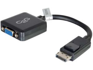 C2G / Cables to Go 54323 DisplayPort Male to VGA Female Adapter Converter, Black (8-Inch) C2G / Cables to Go 54323 DisplayPort Male to VGA Female Adapter Converter, Black (8-Inch)