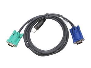 ATEN 6 ft. USB KVM Cable for CS1708/1716 2L5202U ATEN 6 ft. USB KVM Cable for CS1708/1716 2L5202U