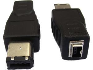 Professional Cable FW-6M4F FireWire 400 Adapter - 6 Male to 4 Female Professional Cable FW-6M4F FireWire 400 Adapter - 6 Male to 4 Female