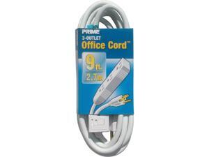 Prime Wire Model EC890609 9 ft. 16/3 SJT 3-Outlet Indoor Cord Prime Wire Model EC890609 9 ft. 16/3 SJT 3-Outlet Indoor Cord