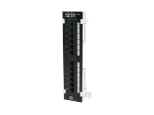 TRIPP LITE N050-012 12-Port Cat5e Wall Mount Patch Panel 568B, RJ45 Ethernet TRIPP LITE N050-012 12-Port Cat5e Wall Mount Patch Panel 568B, RJ45 Ethernet