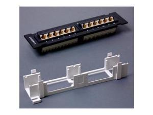 StarTech PANEL4512 1U 12 Port Rackmount Cat5e 110 Patch Panel - 45 Degree StarTech PANEL4512 1U 12 Port Rackmount Cat5e 110 Patch Panel - 45 Degree