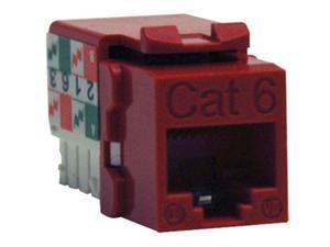 TRIPP LITE N238-001-RD Cat6/Cat5e 110 Style Punch Down Keystone Jack TRIPP LITE N238-001-RD Cat6/Cat5e 110 Style Punch Down Keystone Jack