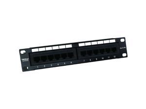 TRENDnet TC-P12C5E 12-Port Cat. 5e Unshielded Patch Panel TRENDnet TC-P12C5E 12-Port Cat. 5e Unshielded Patch Panel