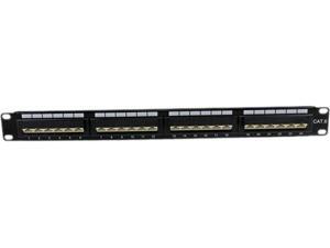 StarTech C6PANL4524 24 Port 1U Rackmount Cat6 Patch Panel StarTech C6PANL4524 24 Port 1U Rackmount Cat6 Patch Panel