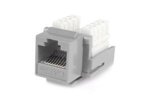 StarTech.com Cat5e RJ45 Keystone Jack White - 110 Type StarTech.com Cat5e RJ45 Keystone Jack White - 110 Type