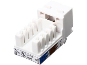 C2G 29311 Cat6 RJ45 UTP Keystone Jack - White C2G 29311 Cat6 RJ45 UTP Keystone Jack - White