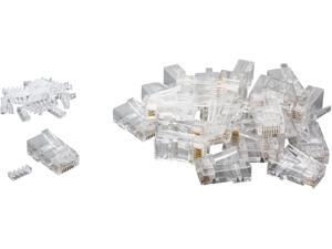 C2G / C2G 27573 RJ45 Cat5E Modular Plug (with Load Bar) for Round Solid/Stranded Cable - 25 Pack C2G / C2G 27573 RJ45 Cat5E Modular Plug (with Load Bar) for Round Solid/Stranded Cable - 25 Pack