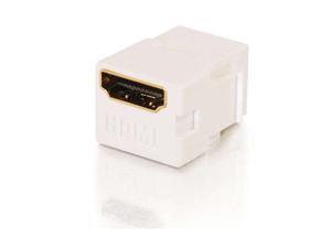 C2G 03345 Snap-In HDMI F/F Keystone Insert Module - White C2G 03345 Snap-In HDMI F/F Keystone Insert Module - White