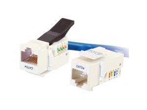 C2G 35225 Cat5E RJ45 UTP Toolless Keystone Jack C2G 35225 Cat5E RJ45 UTP Toolless Keystone Jack