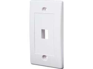 Belkin F4E456-1-WHT 1PORT White Single Gang Faceplate Belkin F4E456-1-WHT 1PORT White Single Gang Faceplate