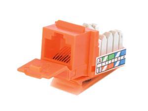 C2G 35205 90° Cat5E RJ45 UTP Keystone Jack -Orange C2G 35205 90° Cat5E RJ45 UTP Keystone Jack -Orange