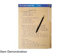 Find It FT07210 File Folder Note Pad 1 Each - Manila Paper Find It FT07210 File Folder Note Pad 1 Each - Manila Paper
