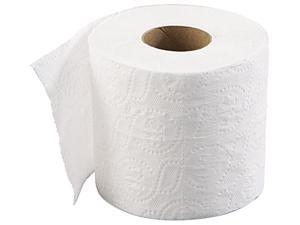 Boardwalk 6145 Bathroom Tissue, Standard, 2-Ply, White, 4 x 3 Sheet, 500 Sheets/Roll, 96/Carton, 1 Carton Boardwalk 6145 Bathroom Tissue, Standard, 2-Ply, White, 4 x 3 Sheet, 500 Sheets/Roll, 96/Carton, 1 Carton