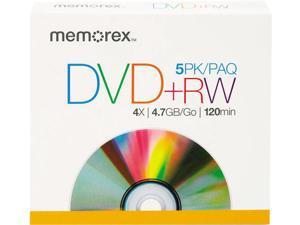 Dvd+Rw Discs, 4.7Gb, 5/Pack Dvd+Rw Discs, 4.7Gb, 5/Pack
