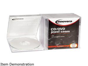 Cd/Dvd Standard Jewel Case, Clear, 10/Pack Cd/Dvd Standard Jewel Case, Clear, 10/Pack