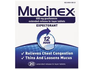 Expectorant Regular Strength, 20 Tablets/Bottle Expectorant Regular Strength, 20 Tablets/Bottle