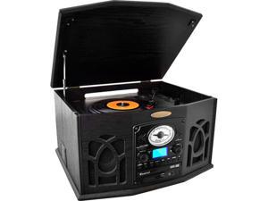 PYLE HOME PTCDS7UBTB Bluetooth(R) Retro Vintage Classic Style Turntable Vinyl Record Players with Vinyl-to-MP3 Recording (Black) PYLE HOME PTCDS7UBTB Bluetooth(R) Retro Vintage Classic Style Turntable Vinyl Record Players with Vinyl-to-MP3 Recording (Black)