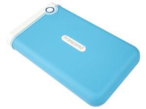 Transcend 1TB StoreJet 25M3 Military-grade Shock Resistance Portable External Hard Drive USB 3.0 Model TS1TSJ25M3B Baby Blue Transcend 1TB StoreJet 25M3 Military-grade Shock Resistance Portable External Hard Drive USB 3.0 Model TS1TSJ25M3B Baby Blue