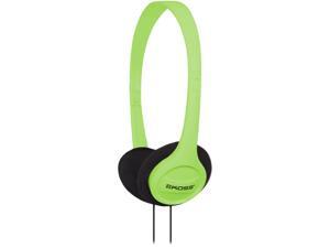 Green Portable On-Ear Headphone with Adjustable Headband Green Portable On-Ear Headphone with Adjustable Headband