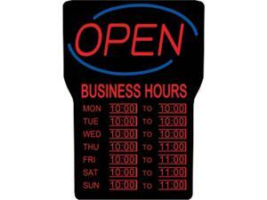 Royal Sovereign RSB-1342E LED Open Sign with Hours Royal Sovereign RSB-1342E LED Open Sign with Hours