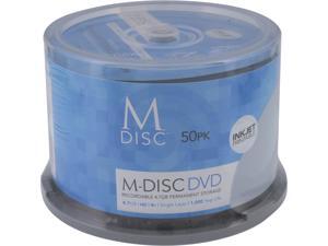 MDisc 4.7GB DVD Recordable Media - 50 Pack InkJet Printable Model MDIJ050C MDisc 4.7GB DVD Recordable Media - 50 Pack InkJet Printable Model MDIJ050C