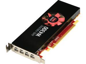 AMD FirePro W4300 100-505973 4GB 128-bit GDDR5 PCI Express 3.0 x16 Low-profile design fits SFF and full-size ATX chassis Workstation Video Card AMD FirePro W4300 100-505973 4GB 128-bit GDDR5 PCI Express 3.0 x16 Low-profile design fits SFF and full-size ATX chassis Workstation Video Card