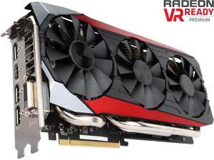 ASUS Radeon R9 390X DirectX 12 STRIX-R9390X-DC3OC-8GD5-GAMING 8GB 512-Bit GDDR5 PCI Express 3.0 HDCP Ready Video Card ASUS Radeon R9 390X DirectX 12 STRIX-R9390X-DC3OC-8GD5-GAMING 8GB 512-Bit GDDR5 PCI Express 3.0 HDCP Ready Video Card