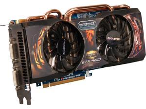 GIGABYTE Super Overclock Series GeForce GTX 460 (Fermi) DirectX 11 GV-N460SO-1GI 1GB 256-Bit GDDR5 PCI Express 2.0 x16 HDCP Ready SLI Support Video Card GIGABYTE Super Overclock Series GeForce GTX 460 (Fermi) DirectX 11 GV-N460SO-1GI 1GB 256-Bit GDDR5 PCI Express 2.0 x16 HDCP Ready SLI Support Video Card